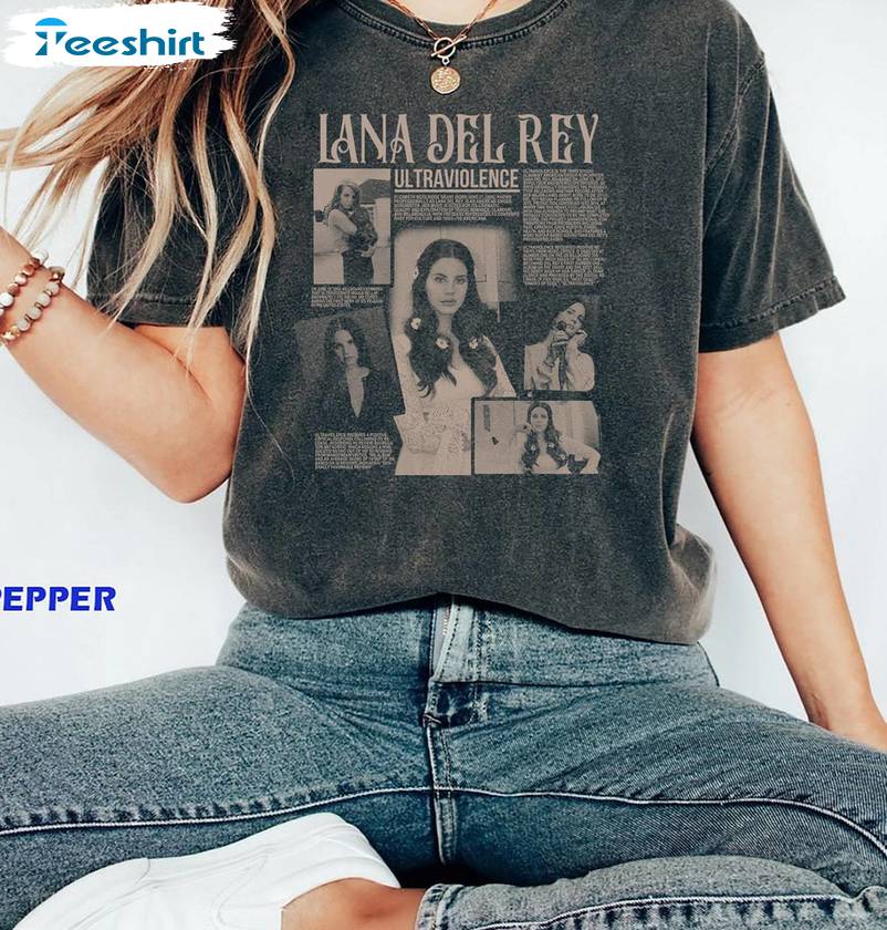 Must Have Lana Del Rey Shirt, Comfort Color Crewneck Long Sleeve For Fans