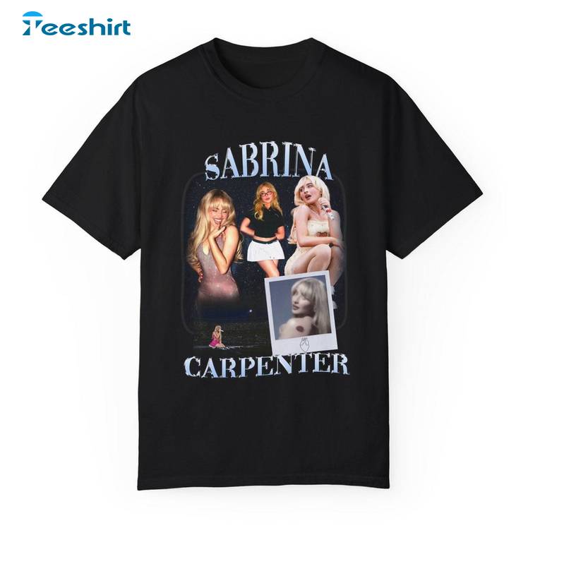 New Rare Sabrina Carpenter Shirt, Awesome Short Sleeve Crewneck Sabrina Fan Gift