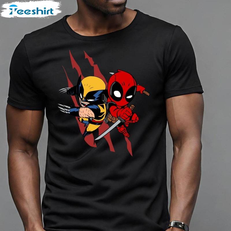 Deadpool 3 Movie Unisex Hoodie, New Rare Deadpool And Wolverine Shirt Sweater