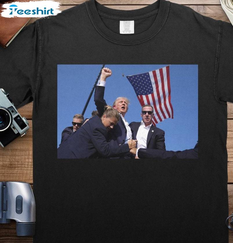 Limited Trump Bulletproof Shirt, Presidential Campaign 2024 T Shirt Short Sleeve