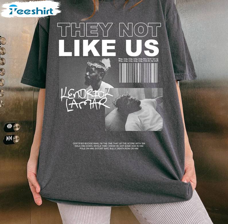 They Not Like Us Kendrick Lamar Shirt, Rapper 90s Crewneck Tank Top