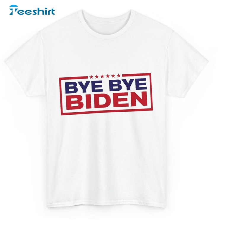 Hot Bye Bye Biden Shirt, Trump Maga Crewneck Sweatshirt