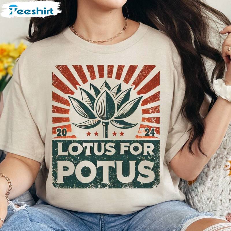 Harris 47 Lotus For Pocus Shirt, Vintage Short Sleeve T-shirt