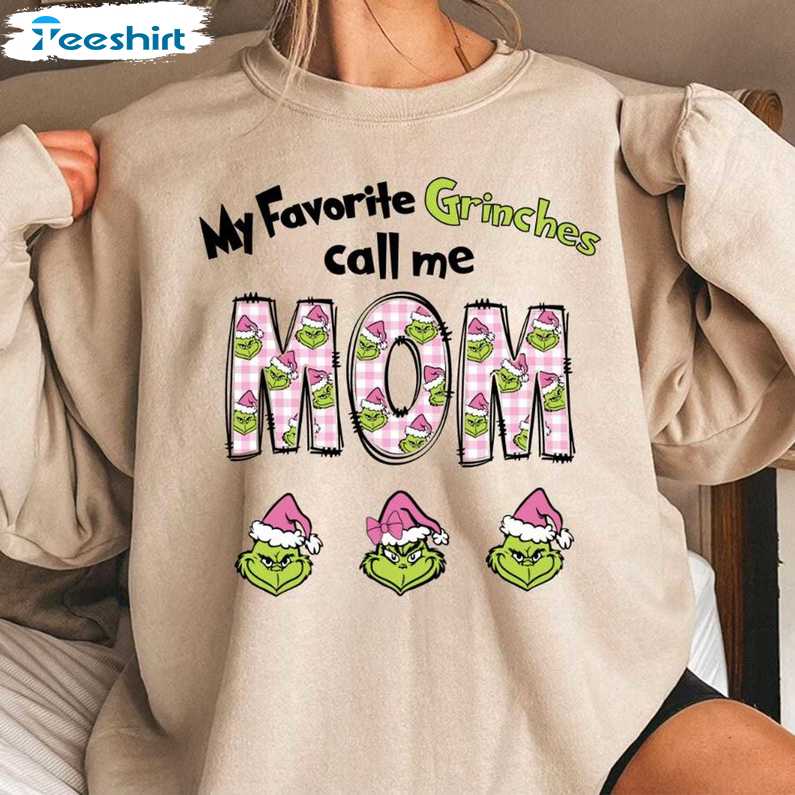 Christmas Mom Sweatshirt, Cartoon Character 2024 Shirt, Long Sleeve Cotton, Hoodie