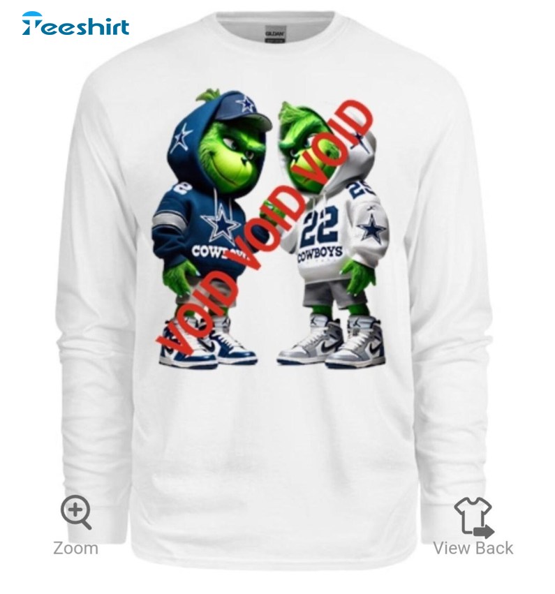 Dallas Cowboys Grinch Sweatshirt, Long Sleeve Cotton, Hoodie, T-shirt, Tee, Merch