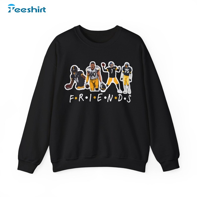 Friends Legends Edition Sweatshirt, "Tj Watt George Pickens Joe Green Ben Roethlisberger" Crewneck Sweatshirt