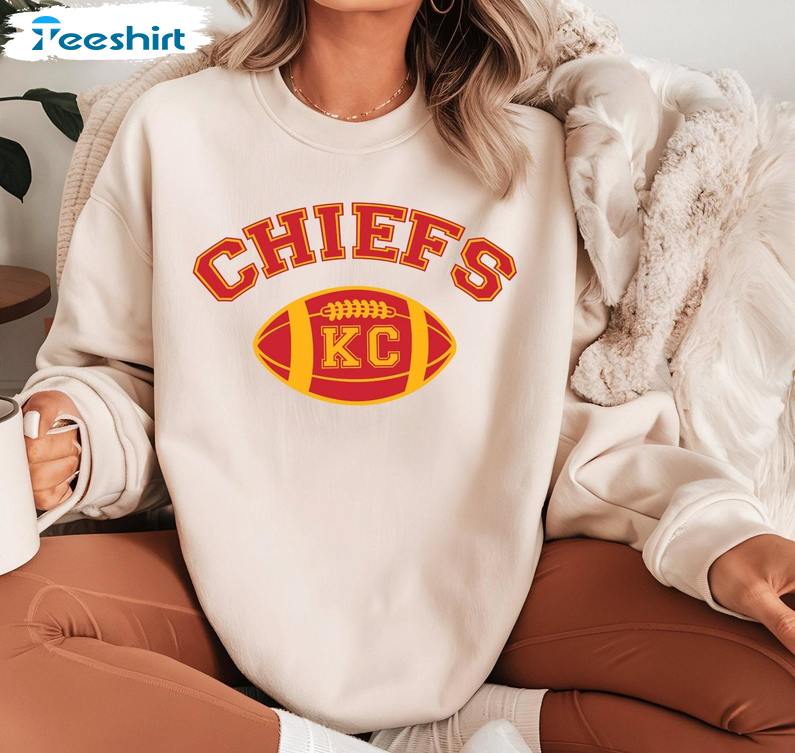 Kansas City Football Crewneck Sweatshirt, Hoodie Chief Shirt, Gift For Him, For Her, For Family