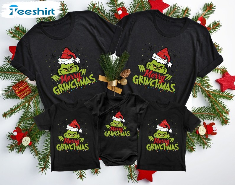 Grinchmas Shirts, Merry Christmas T Shirts, Gift For Him, For Her, For Family