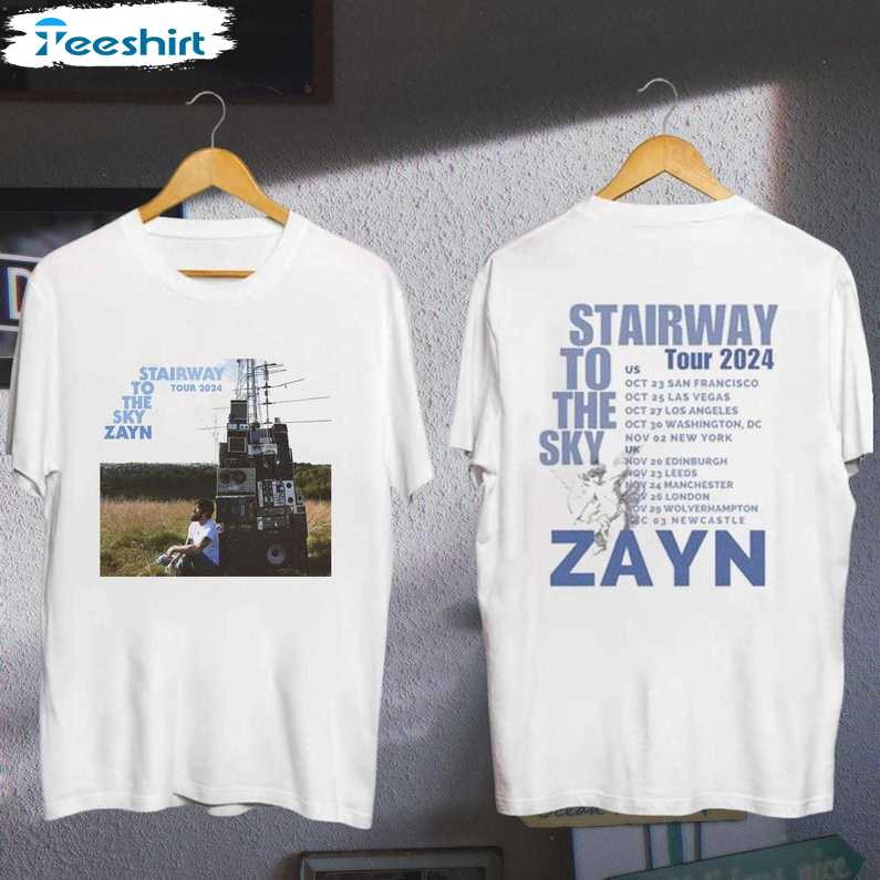 Stairway To The Sky Tour Shirt, ZaynMalik Shirt, Gift For Him, For Her, Tee, Merch