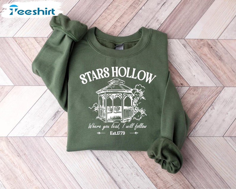 Stars Hollow Christmas Festival Sweatshirt, Christmas Tree Shirt, Long Sleeve Cotton, Hoodie