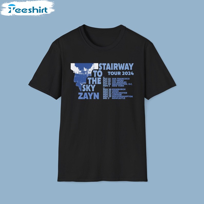 Stairway To The Stars Tour Shirt, Zayn Malik Shirt, Gift For Him, For Her