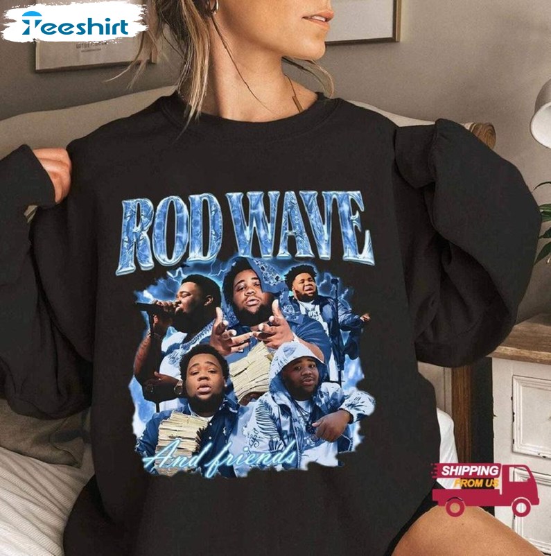 Rod Wave Sweatshirt, Rapper Last Lap Tour Shirt, Long Sleeve Cotton, Hoodie