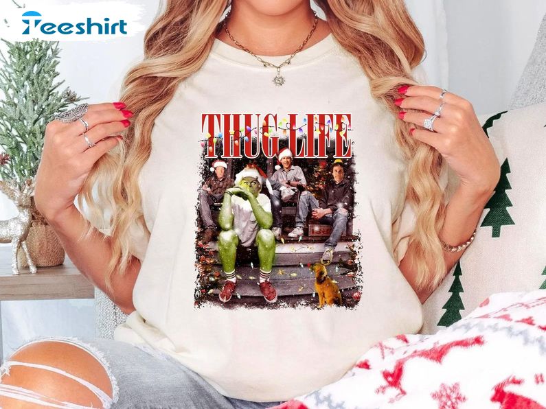 Thug Life Christmas Movie TShirt, Christmas Friends Shirt, Gift For Him, For Her