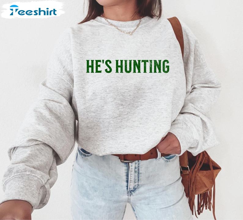 He S Hunting Sweatshirt, Duck Deer Hunting Shirt, Long Sleeve Cotton, Hoodie, Merch