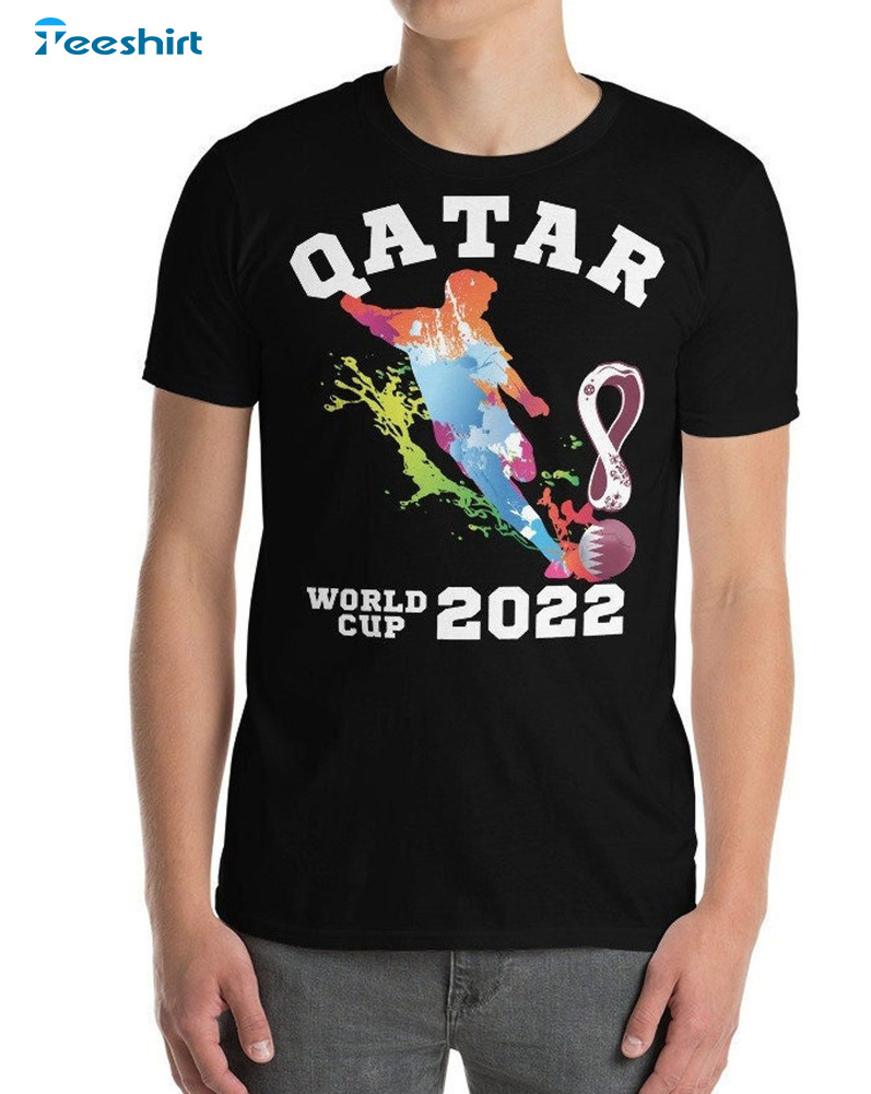 Qatar World Cup 2022 Shirt - Qatar Football Unisex Hoodie Tee Tops