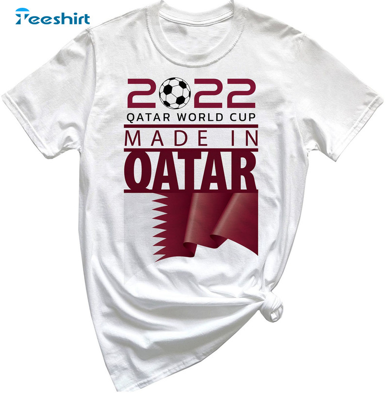 Made In Qatar World Cup 2022 Trendy Unisex Hoodie Sweatshirt