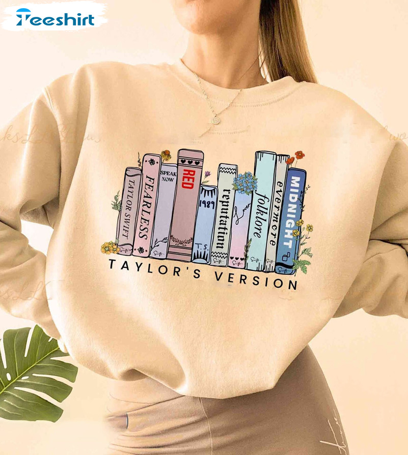 Taylor's Version Shirt - Midnight Album Books Sweater Unisex T-shirt