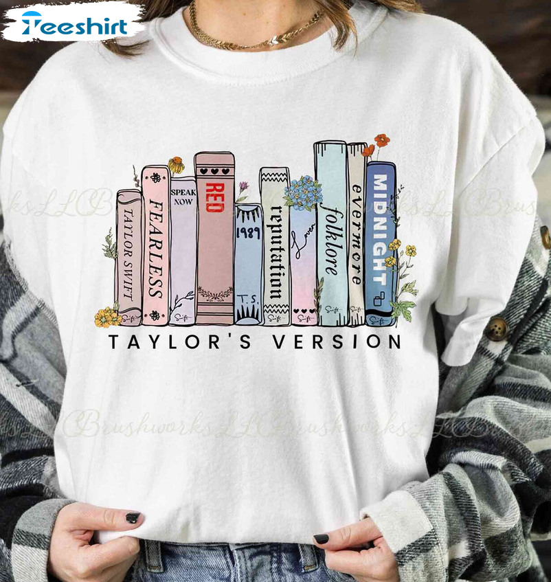 Taylor's Version Shirt - Midnight Album Books Sweater Unisex T-shirt