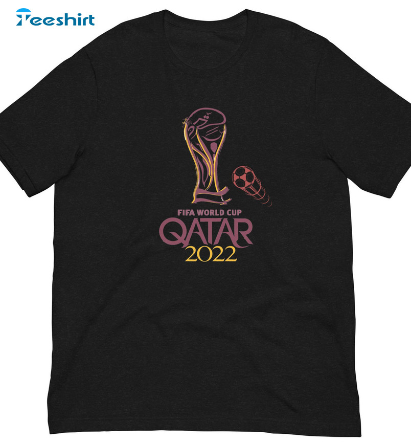 Qatar World Cup 2022 Shirt - Fifa World Cup Unisex Hoodie Long Sleeve