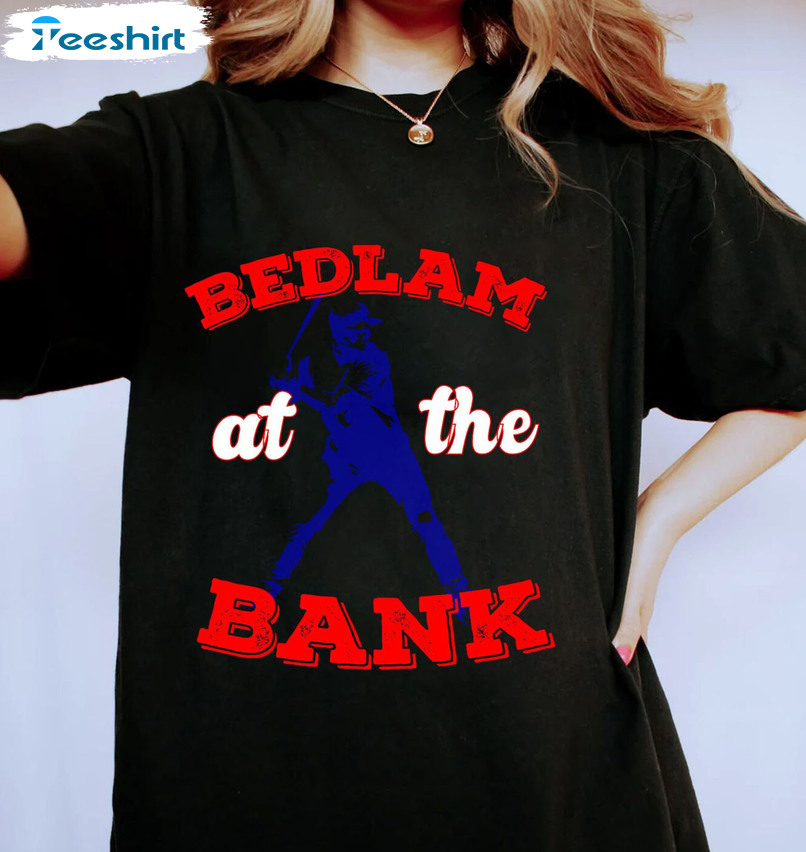 Bedlam At The Bank Shirt - Love Baseball Unisex Hoodie Sweatshirt