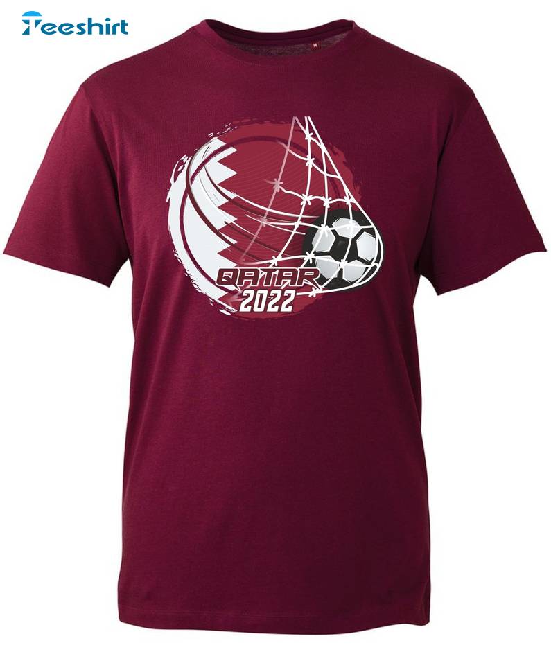 Qatar Football Shirt - World Cup 2022 Unisex Hoodie Sweatshirt For Man