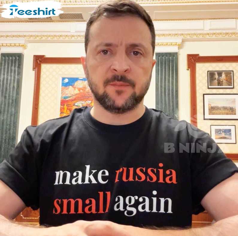 Make Russia Small Again Shirt, Support Ukraine Tee, Gift For Him For Her, Tee, Merch