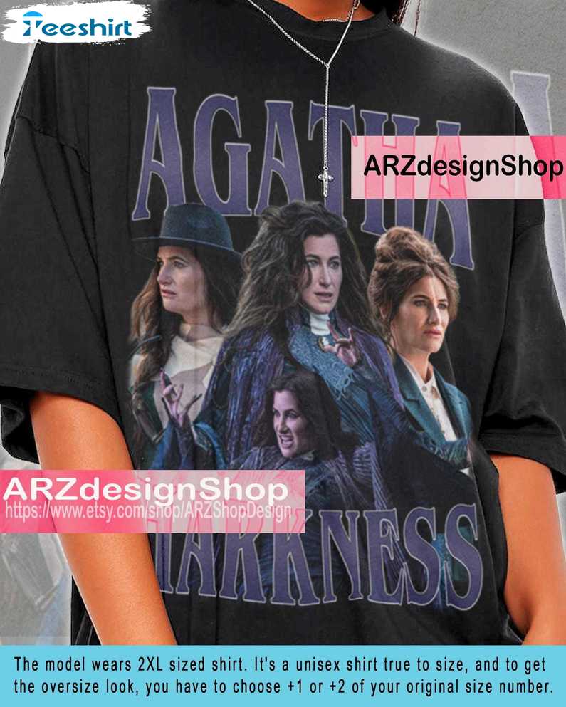 Agatha Harkness Shirt, Vintage 90s Horror Movie T Shirt, Gift For Him, For Her