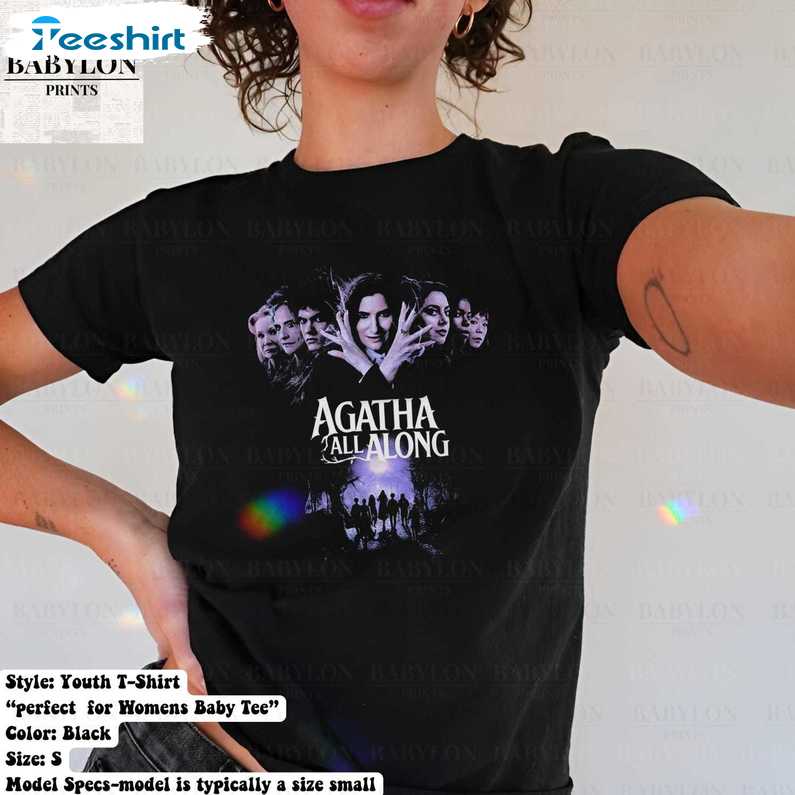 Agatha All Along T Shirt, Marvel Show D1sney Sweatshirt, Gift For Him, For Her, Tee, Merch