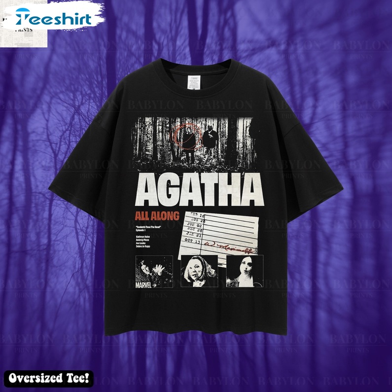 Agatha All Along T Shirt, Marvel Show Shirt, Disney Wandavision Tee, Gift For Him, For Her, For Family