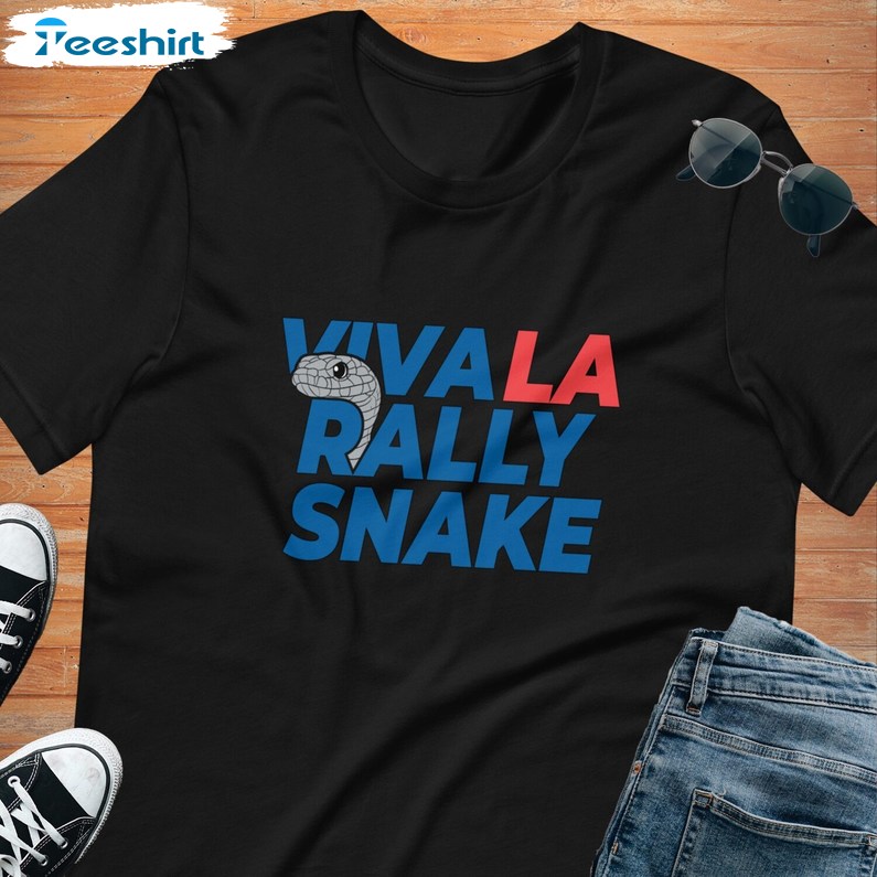 Viva La Rally Snake Shirt, Los Angeles Dodgers TShirt, Gift For Him, For Her, Tee, Merch