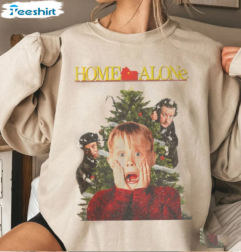 Home Alone Kevin Shirt - Kevin Mccallister Christmas Movie Unisex Hoodie Sweater