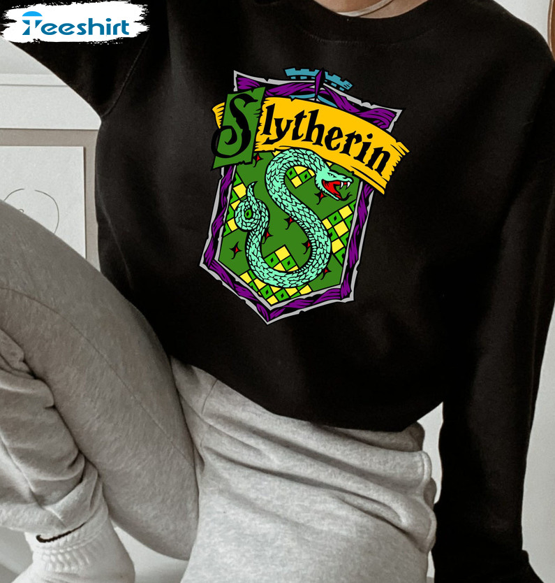 Slytherin House Sweatshirt - Wizard World Unisex T-shirt Short Sleeve