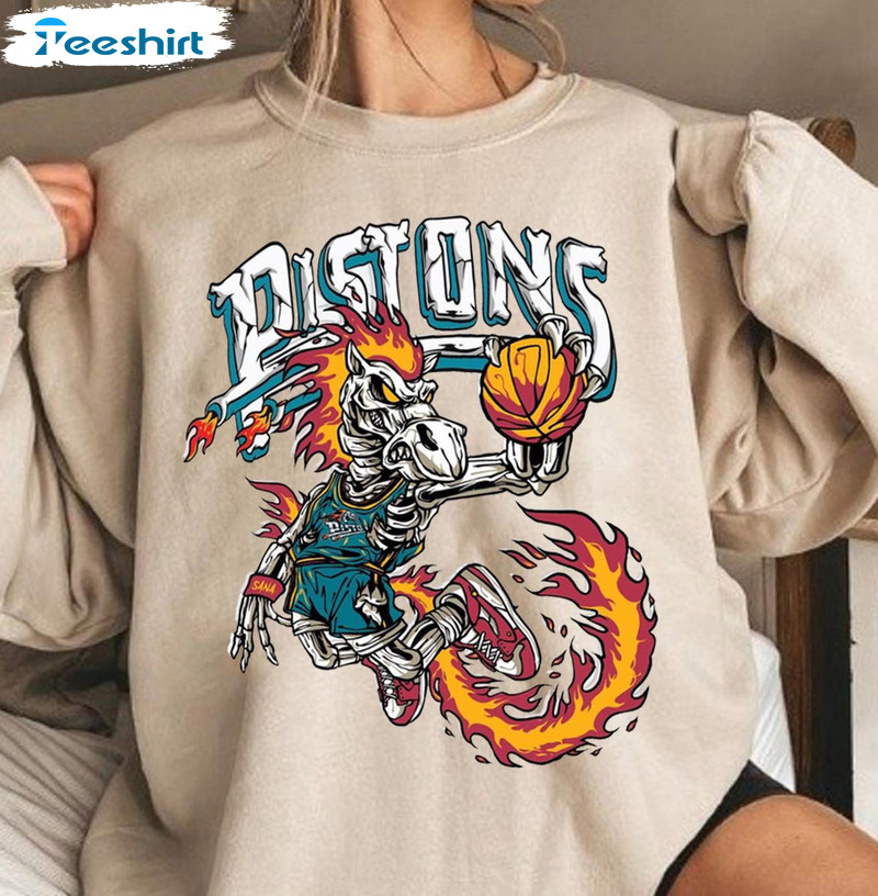 Sana X Detroit Pistons Basketball Merch Shirt
