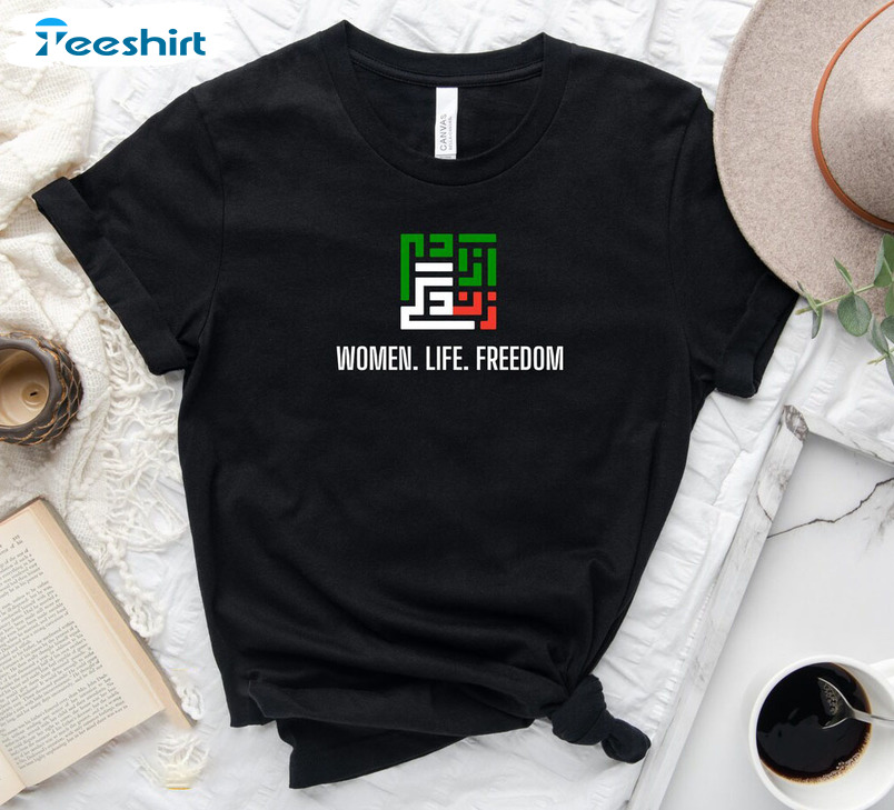 Women Life Freedom Shirt - Zan Zendegi Azadi Unisex Hoodie Crewneck
