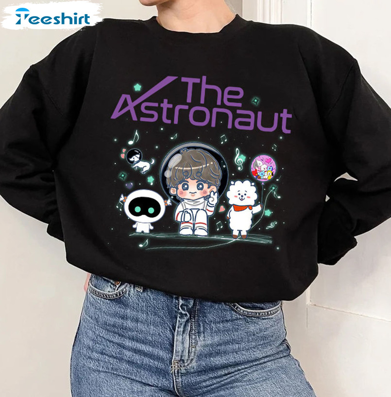 Jin The Astronaut Solo Shirt - Wootteo Logo Short Sleeve Unisex T