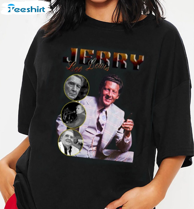 Jerry Lee Lewis Shirt - Rip Jerry Lee Lewis Sweatshirt Unisex T-shirt