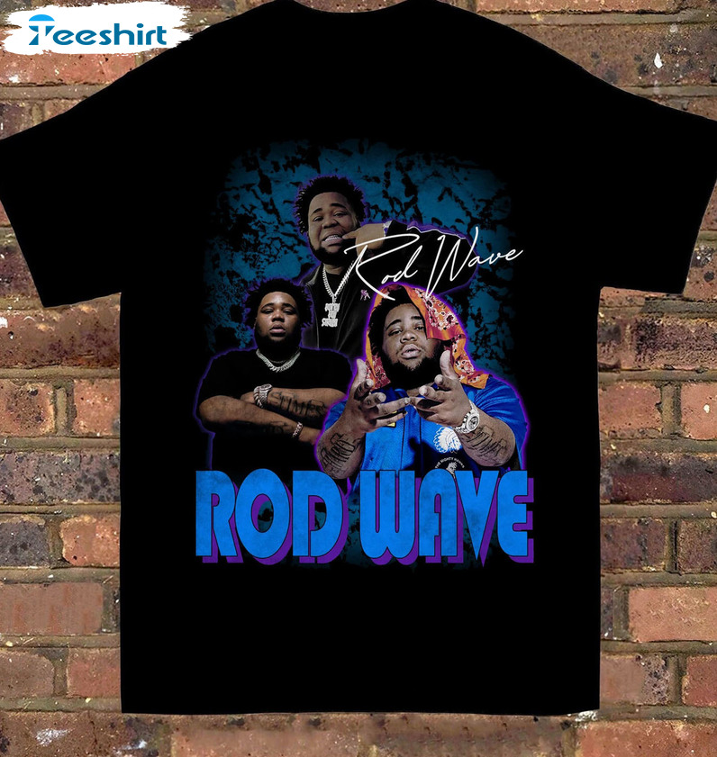 Rod Wave Shirt - Rod Wave Beautiful Mind Tour Sweatshirt Long Sleeve