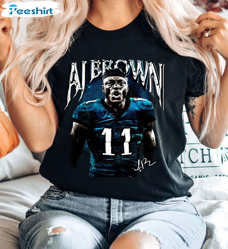 A.J. Brown Shirt, Philadelphia Football Men's Cotton T-Shirt