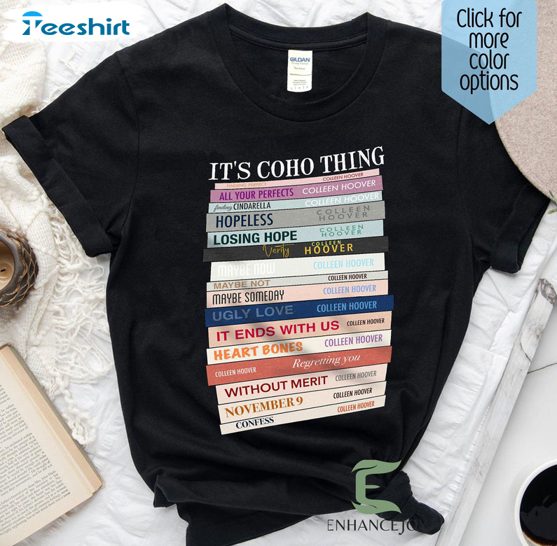 Verity Colleen Hoover Hoodie COHO Booktok Merch Bookish 