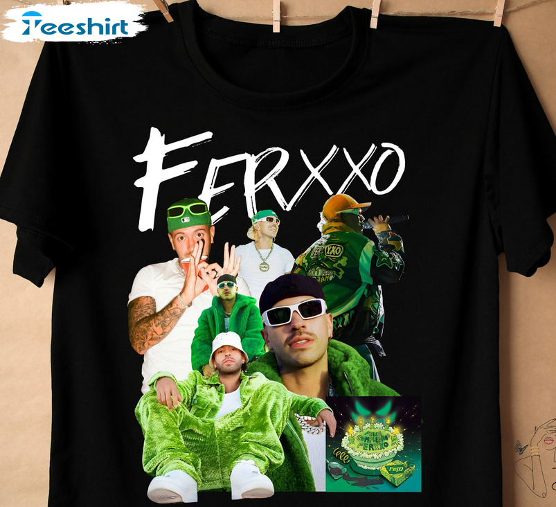 Feliz Cumpleanos Ferxxo Shirt - Feid Trending Unisex Hoodie Crewneck