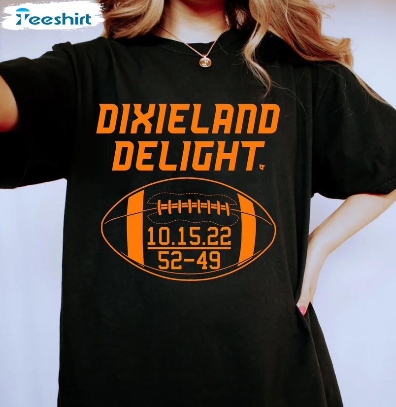 Dixieland Delight Shirt - Knoxville Tennessee Football Short Sleeve Unisex T-shirt