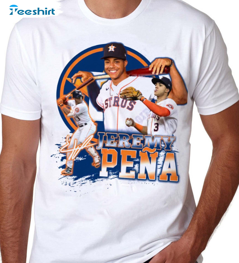 Official mlb houston astros jeremy pena we have jersey shirt, hoodie,  longsleeve, sweater