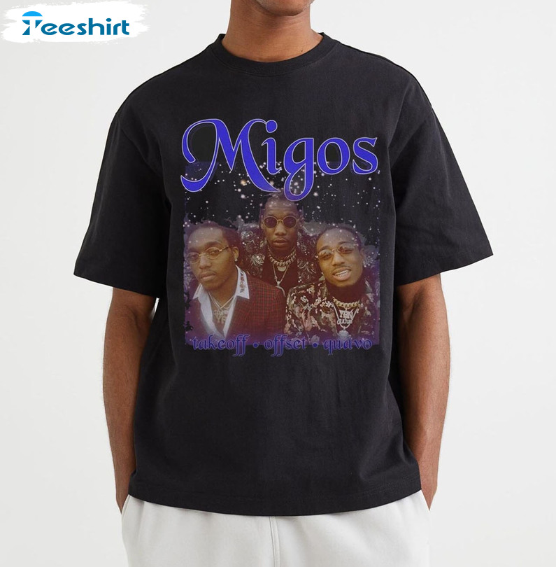 Migos Takeoff 90s Shirt - Rip Takeoff Migos Unisex Hoodie Short Sleeve