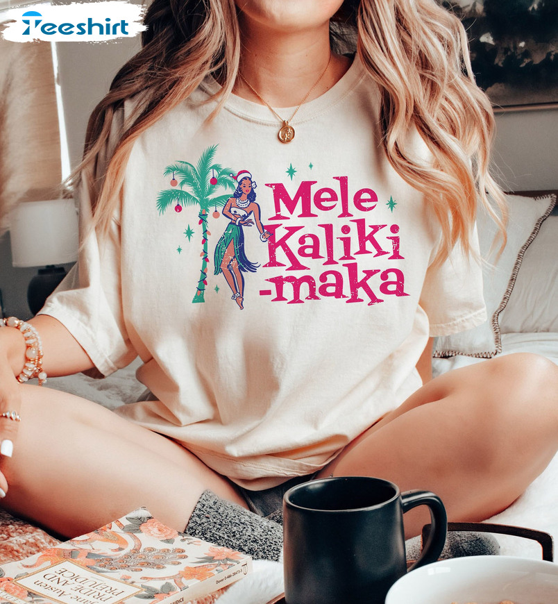 Mele Kalikimaka Shirt - Hawaiian Island Beach Christmas Unisex T-shirt Tee Tops