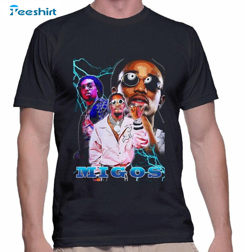 Migos Takeoff Rapper Sweatshirt - Rest In Peace Takeoff Short Sleeve Tee Tops