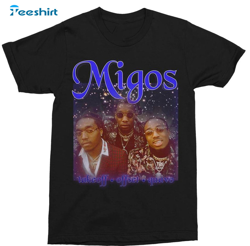 Vintage Migos Takeoff Rapper Shirt - Rip Takeoff Unisex Hoodie Long Sleeve