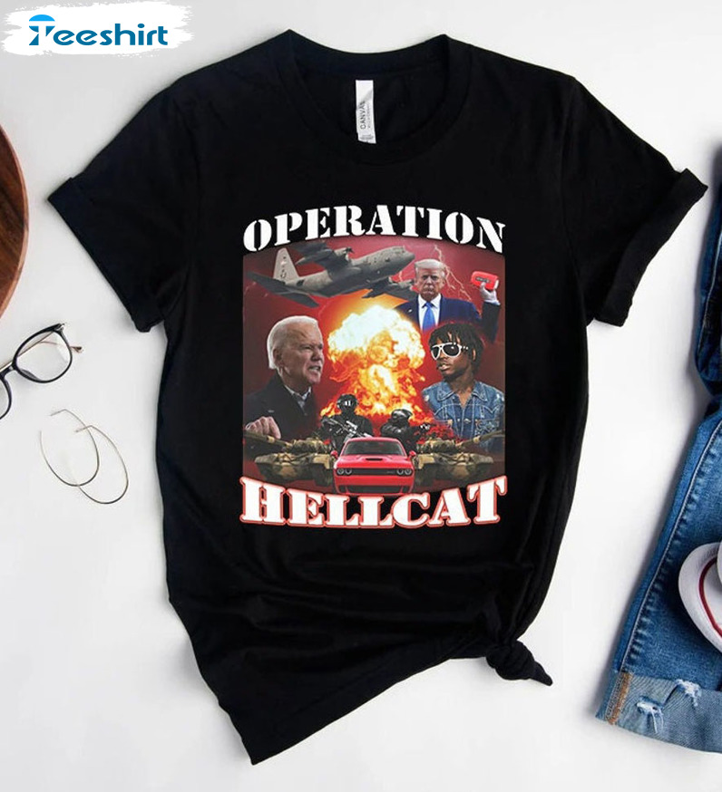 Operation Hellcat Shirt - Make America Great Again Short Sleeve Crewneck