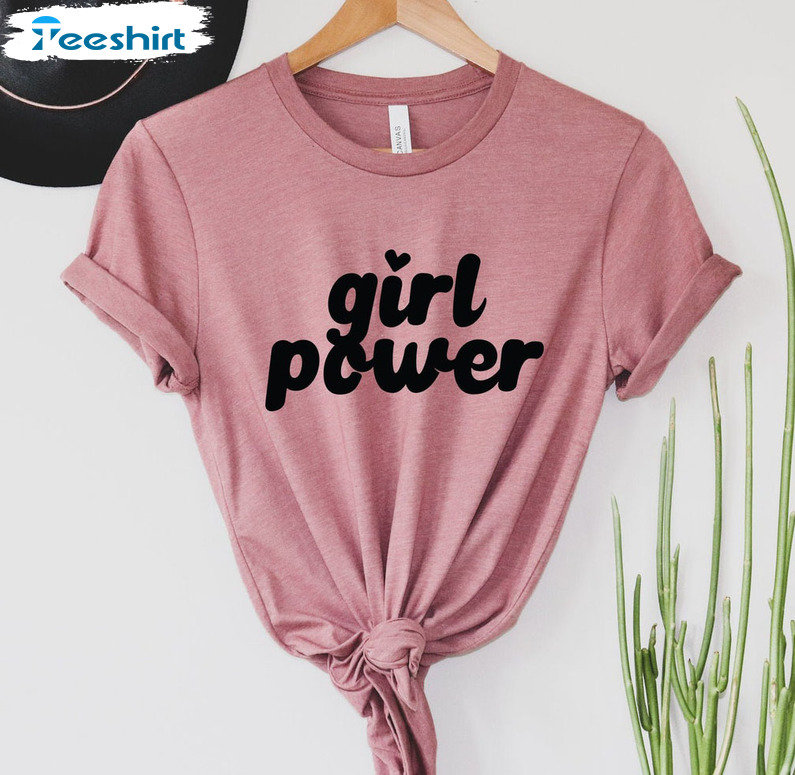 Girl Power Sweatshirt - Feminist Unisex Hoodie Long Sleeve