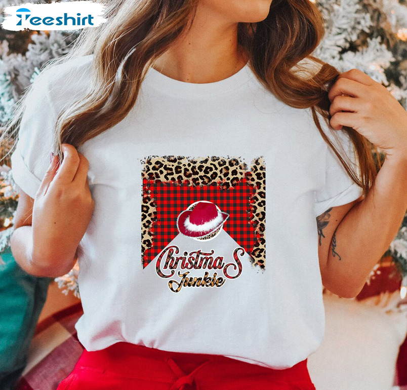 Christmas Junkie Shirt - Christmas Obsessed Long Sleeve Sweatshirt