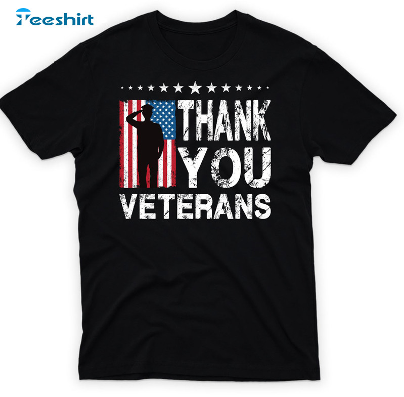 Thank You Veterans Sweatshirt - Support Our Troops Unisex T-shirt Sweater